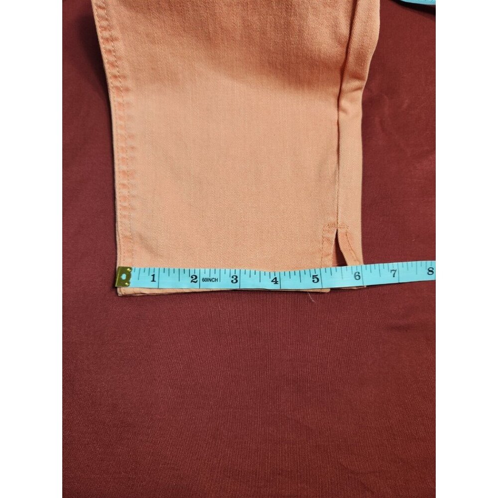 Westbound Womens Size 10 P orange  High-Rise skinny crop pull on jeans --18 - Picture 8 of 11